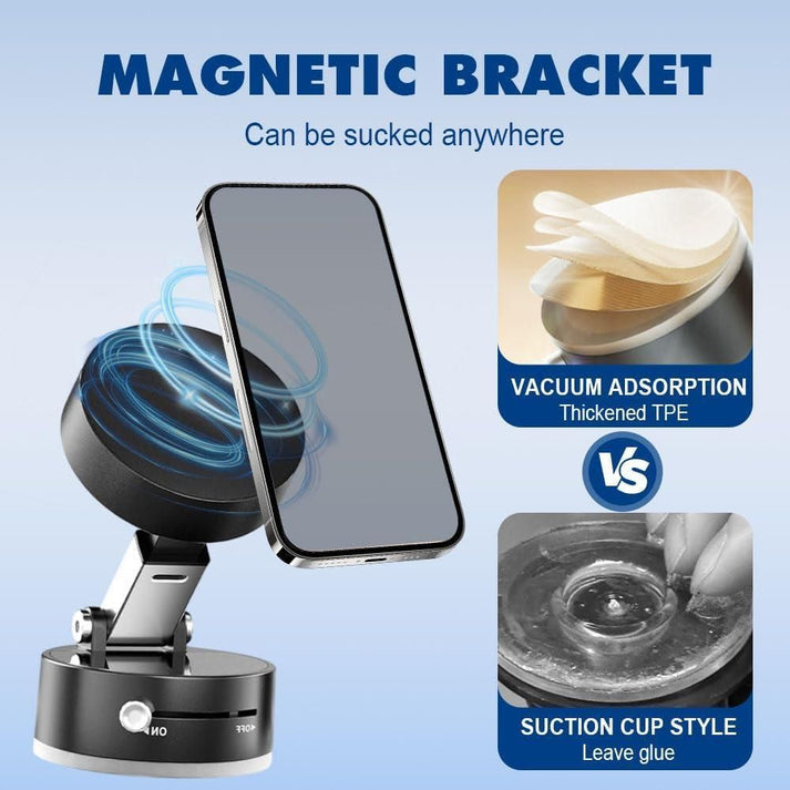 Vacuum Magnetic Suction Phone Holder